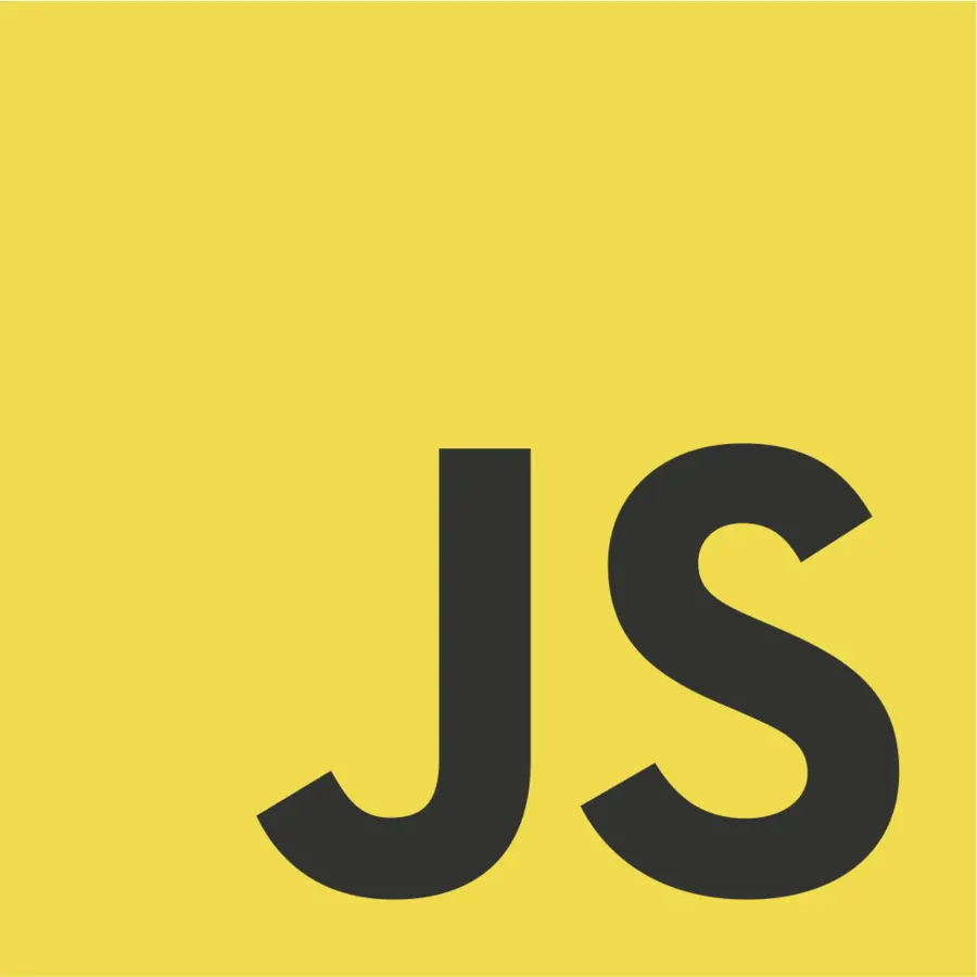 Graphic reads: "JS", the two letters form the logo for Javascript